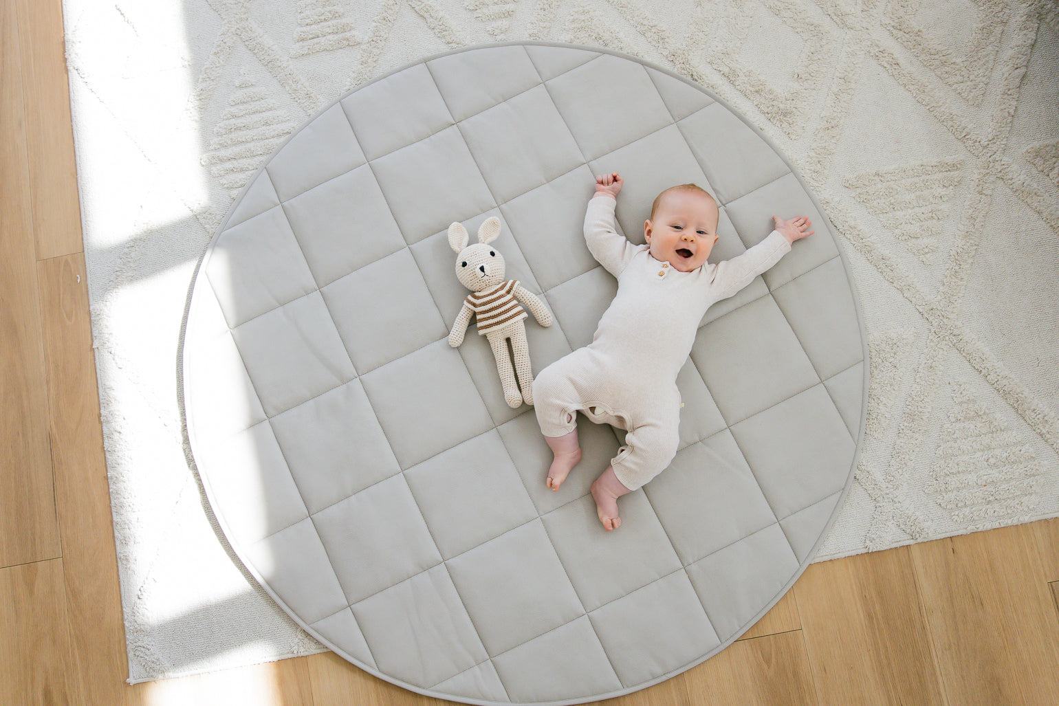 Quilted Play Mat - Cloud