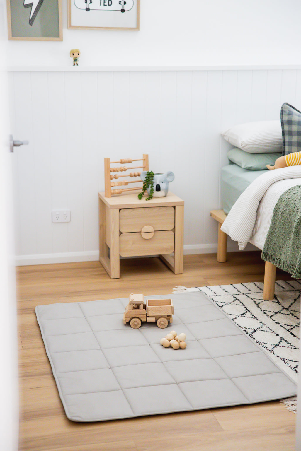 Quilted Play Mat - Cloud