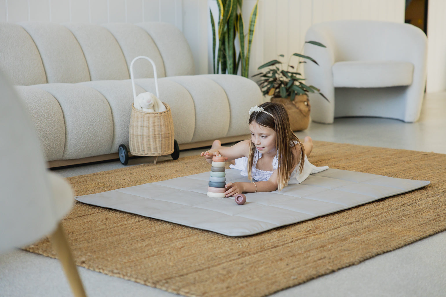 Quilted Play Mat - Cloud