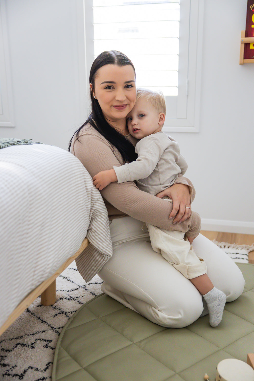 Quilted Play Mat - Sage