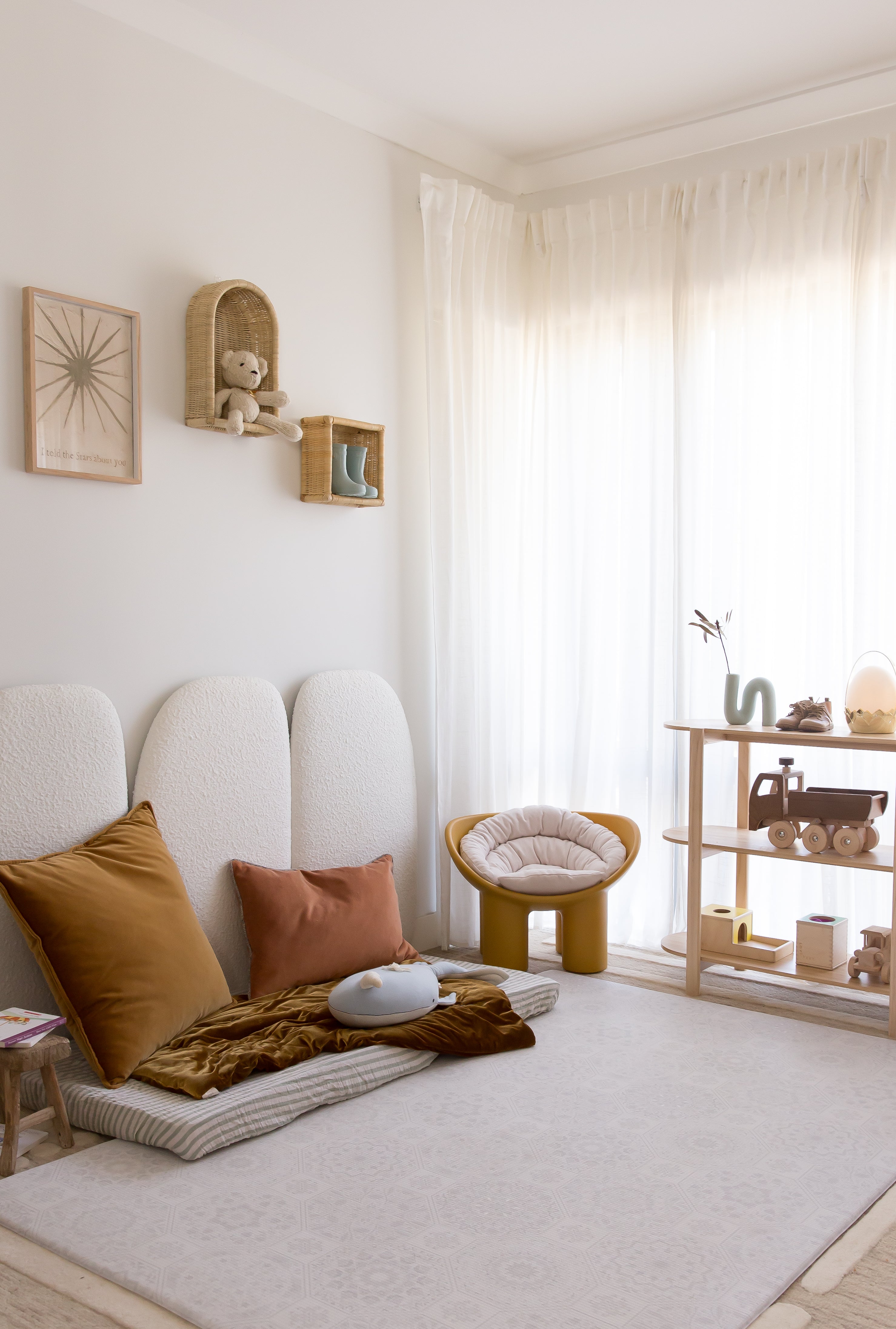 LARGE: Moroccan / Grey Arch Play Mat