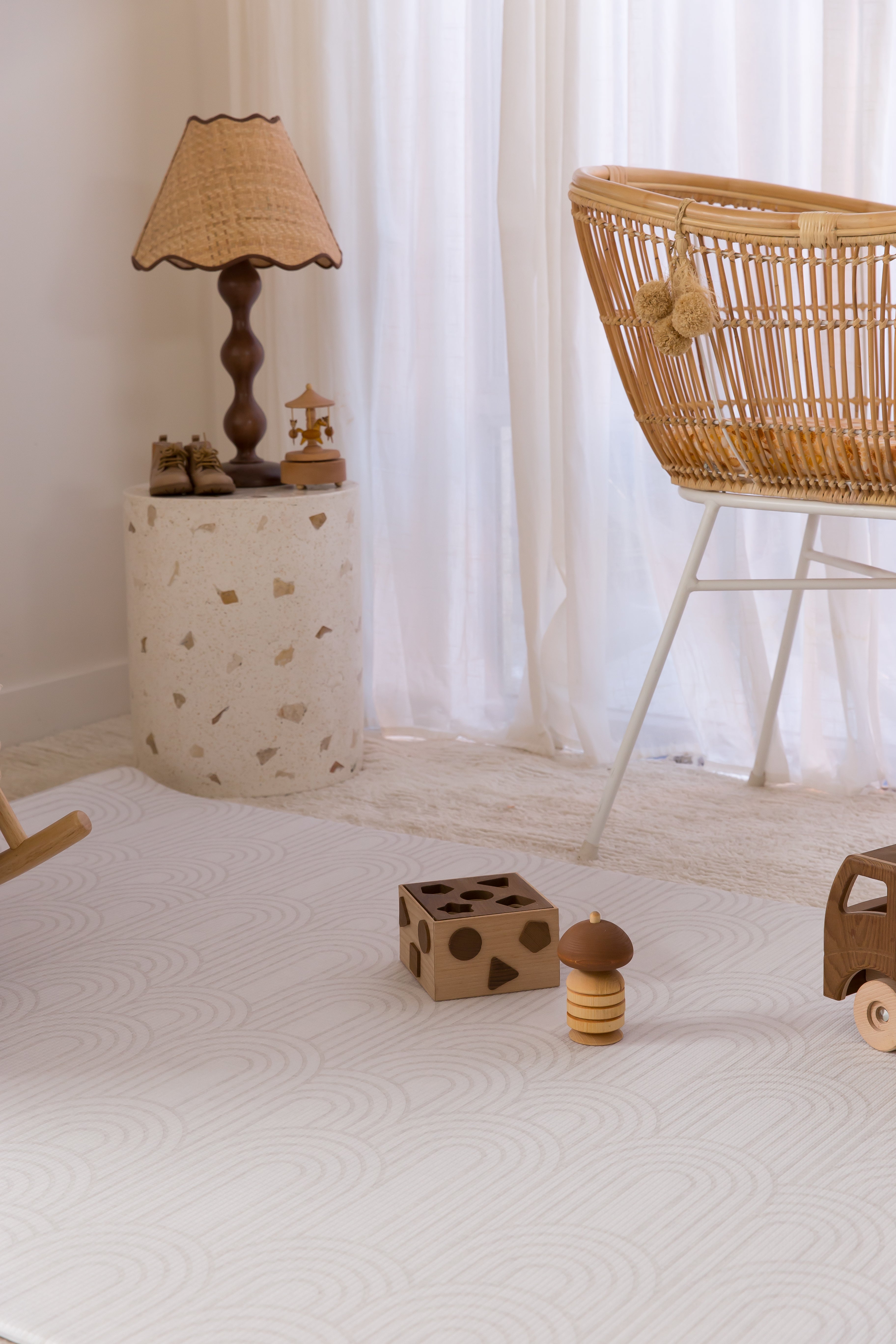 LARGE: Moroccan / Grey Arch Play Mat