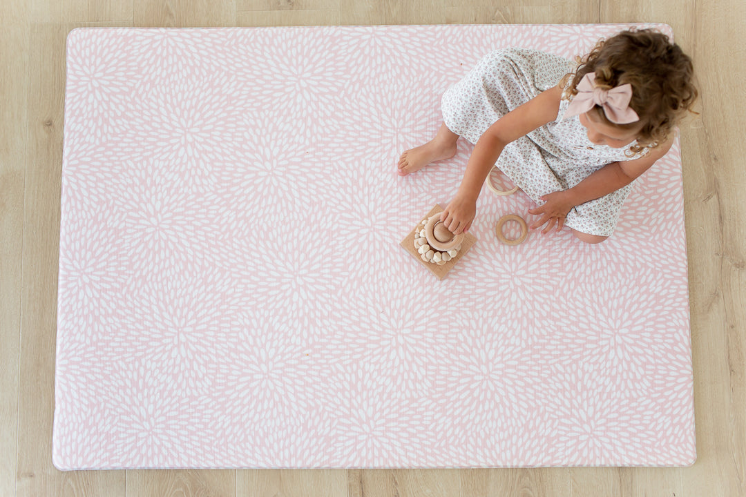 SMALL: Pink Petal / Petal Play Mat