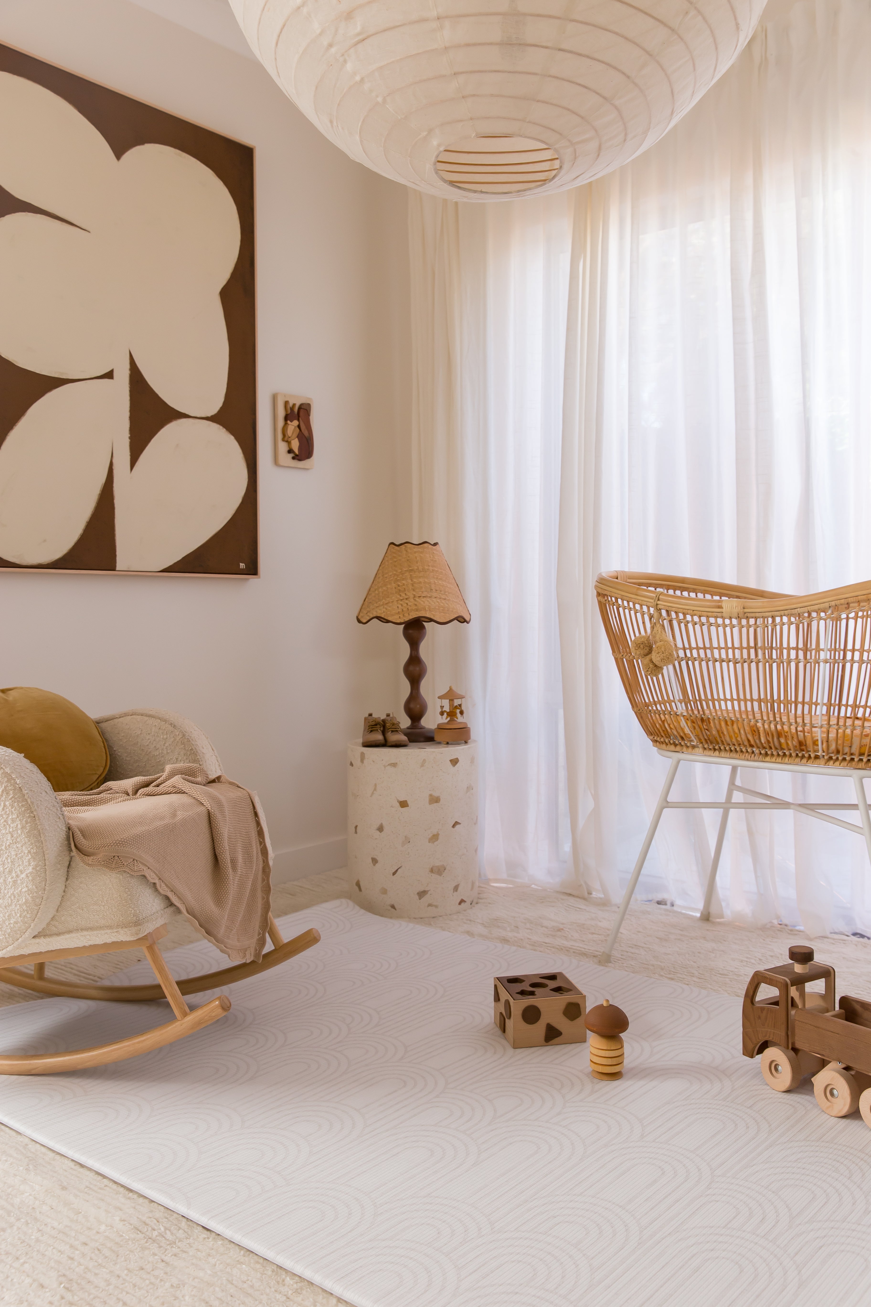 LARGE: Moroccan / Grey Arch Play Mat