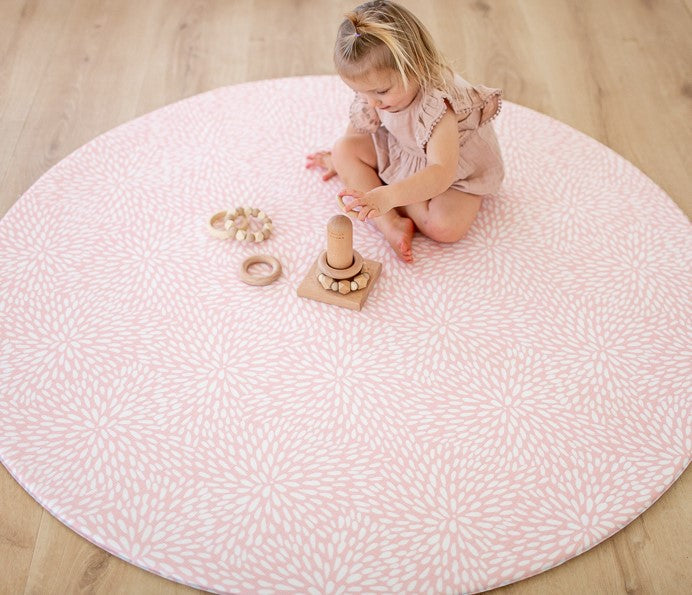 ROUND: Pink Petal / Petal Play Mat