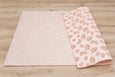 LARGE: Neutral Leopard / Sunset Palm Leaf Play Mat
