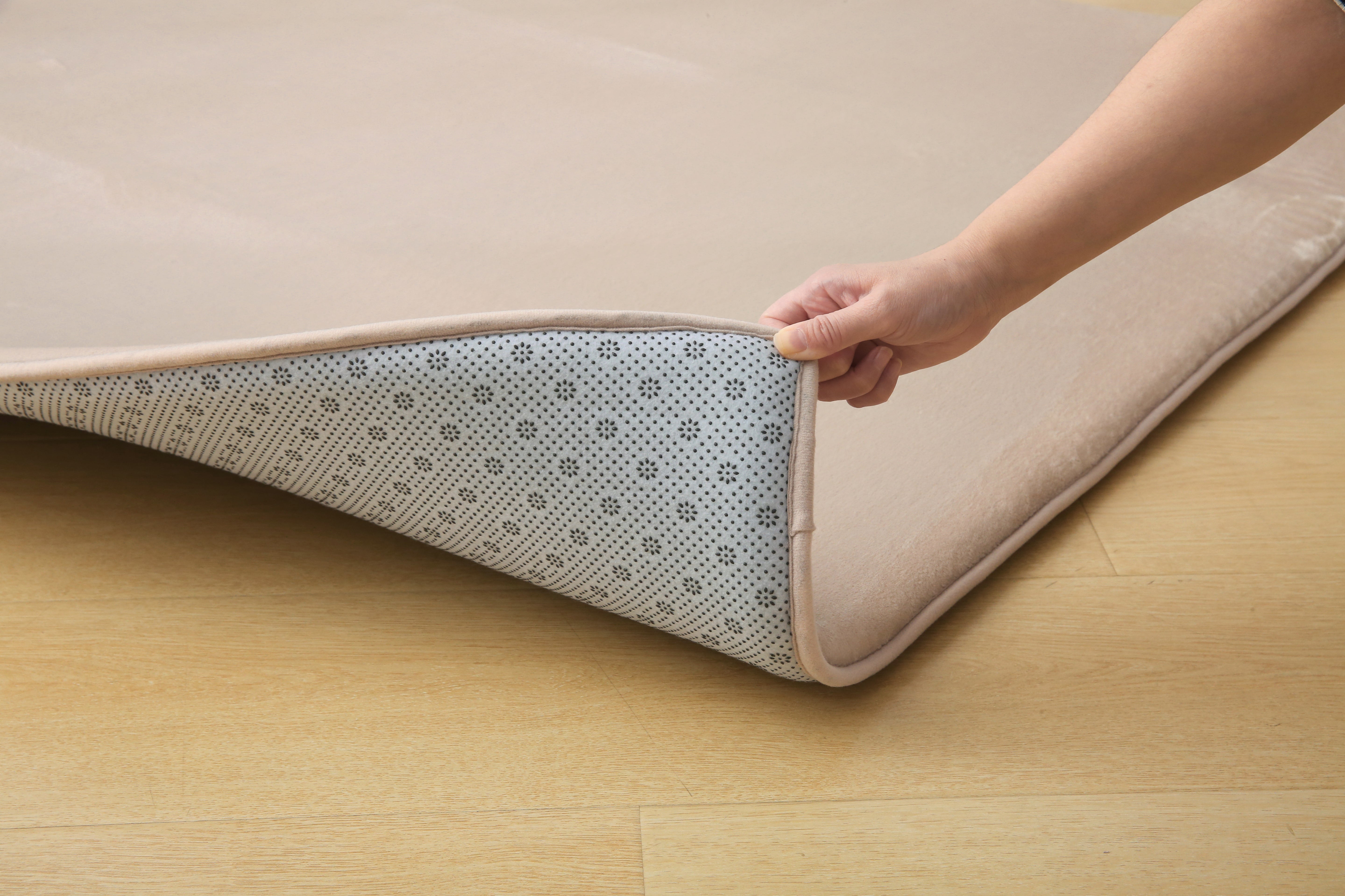 Plush Play Mat – Beige