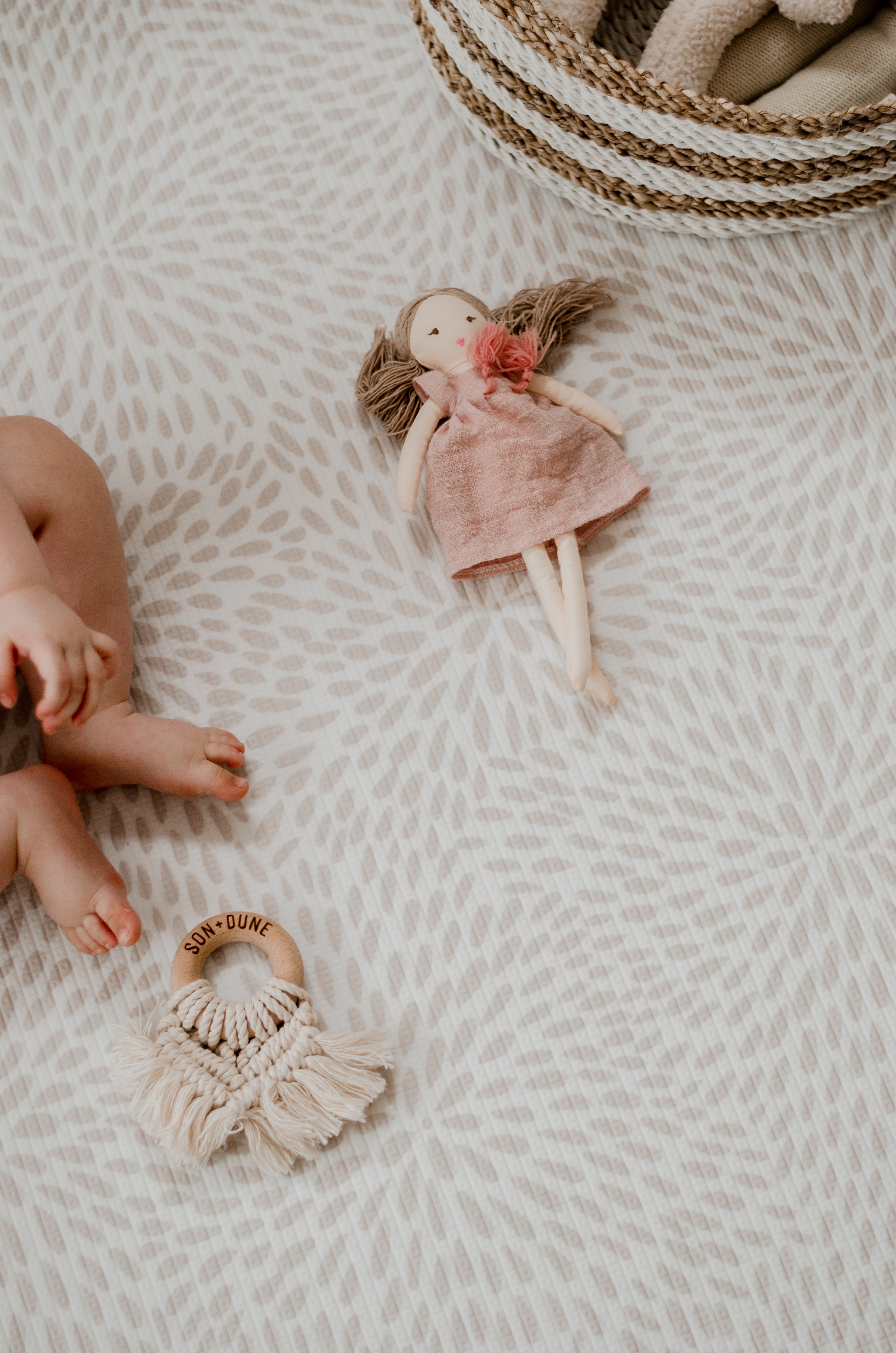 SMALL: Pink Petal / Petal Play Mat