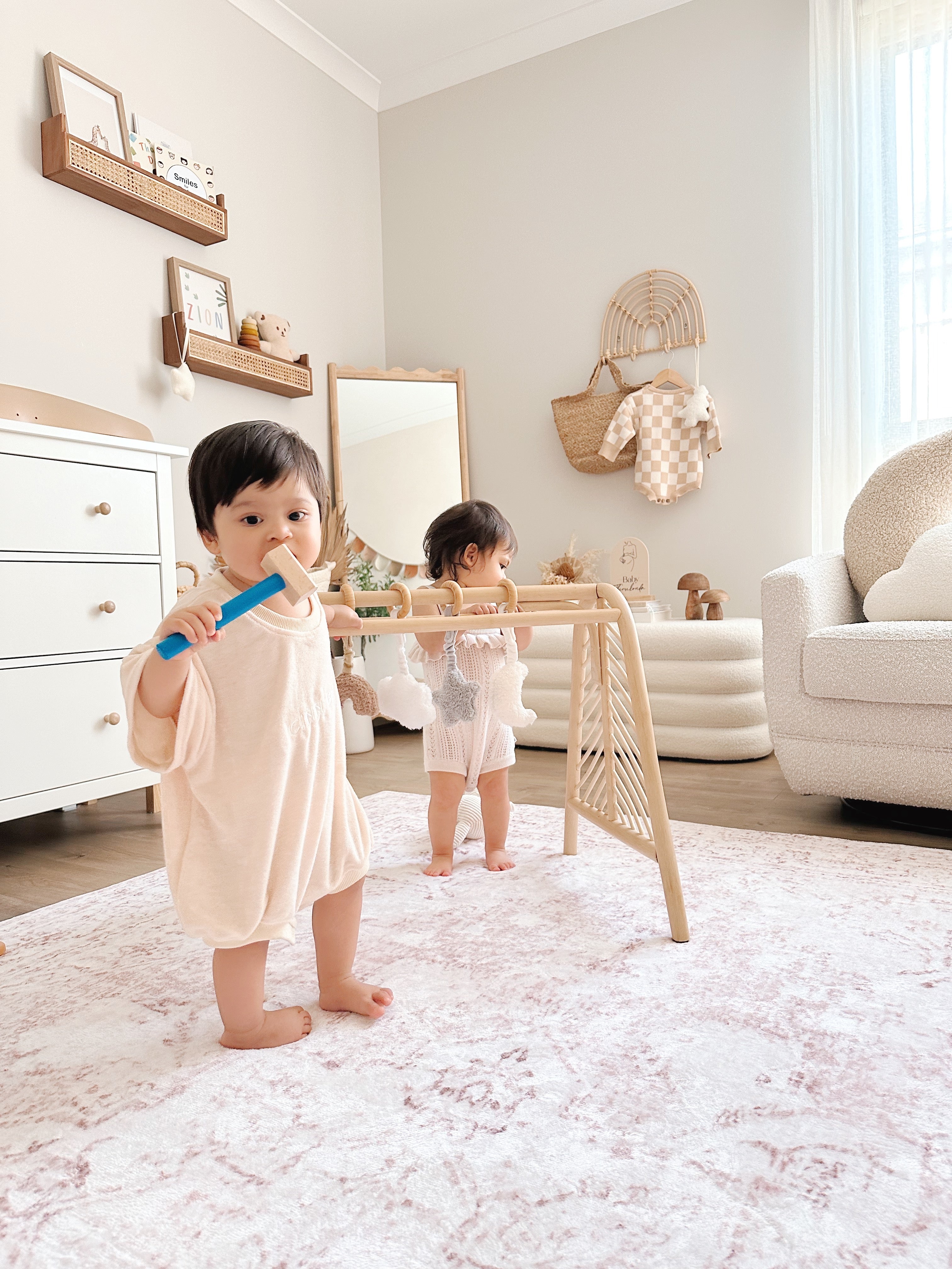 Plush Play Mat - Persian Vintage - Toffee