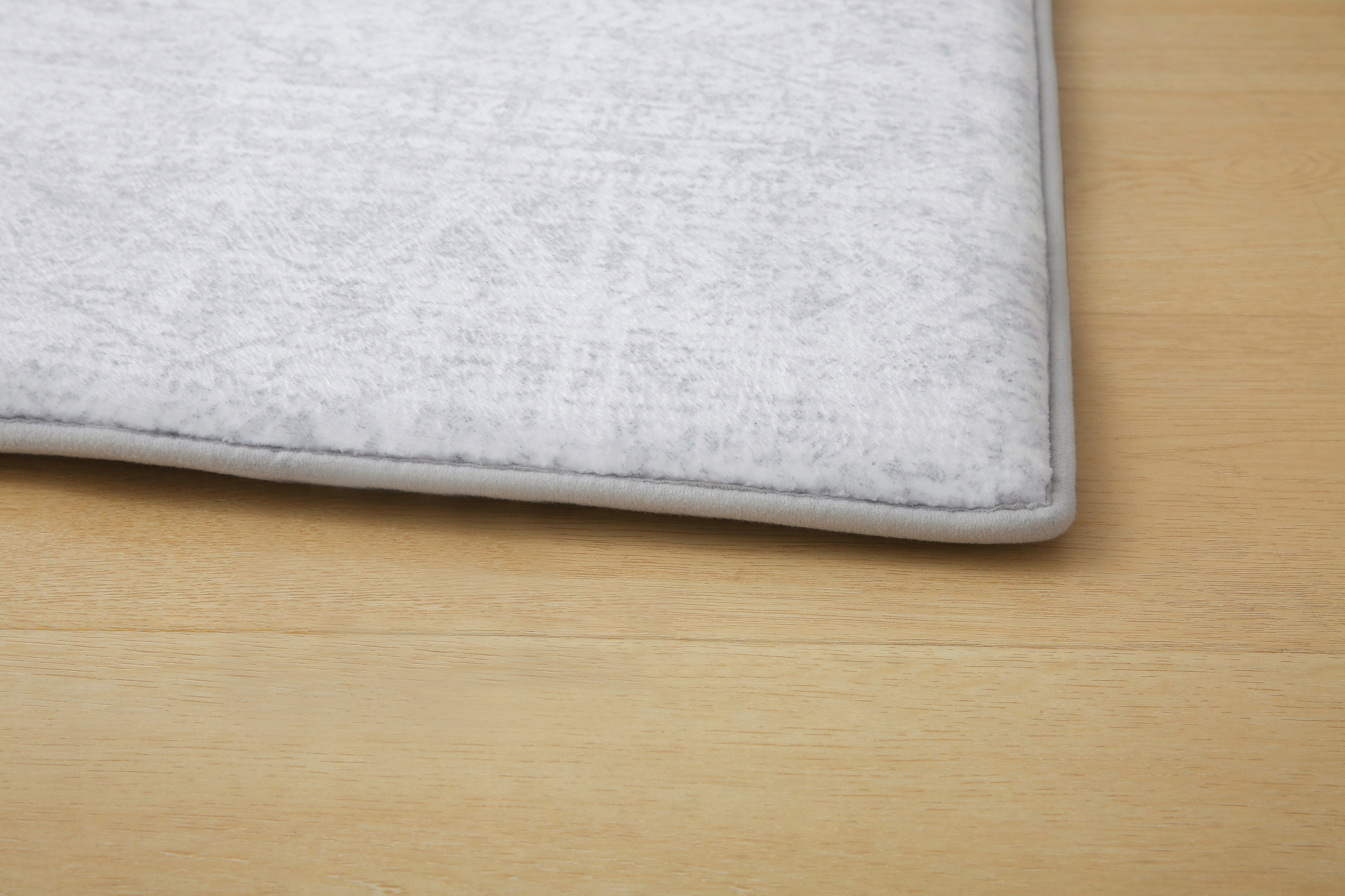 Plush Play Mat - Geo - Grey