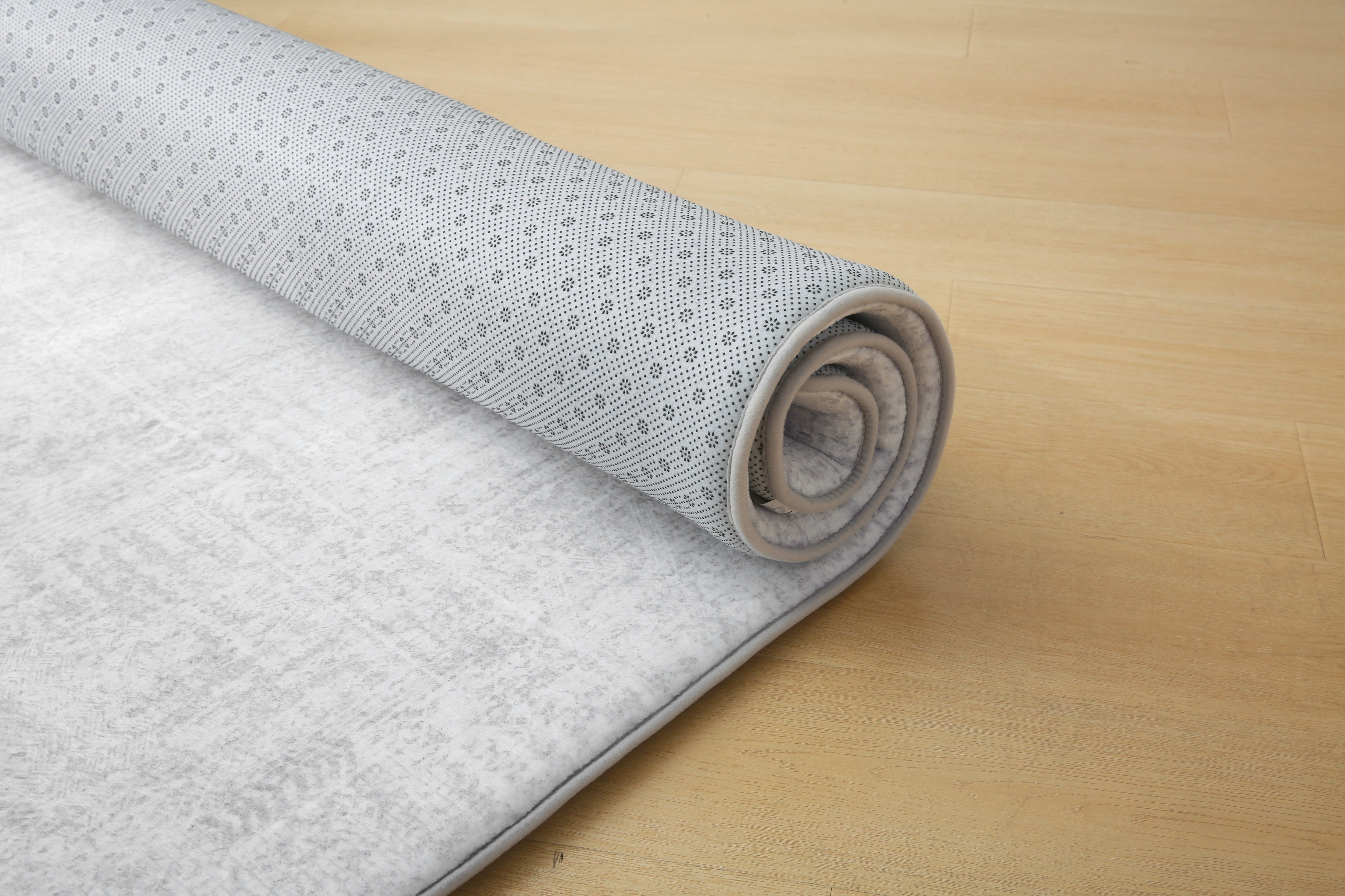 Plush Play Mat - Geo - Grey