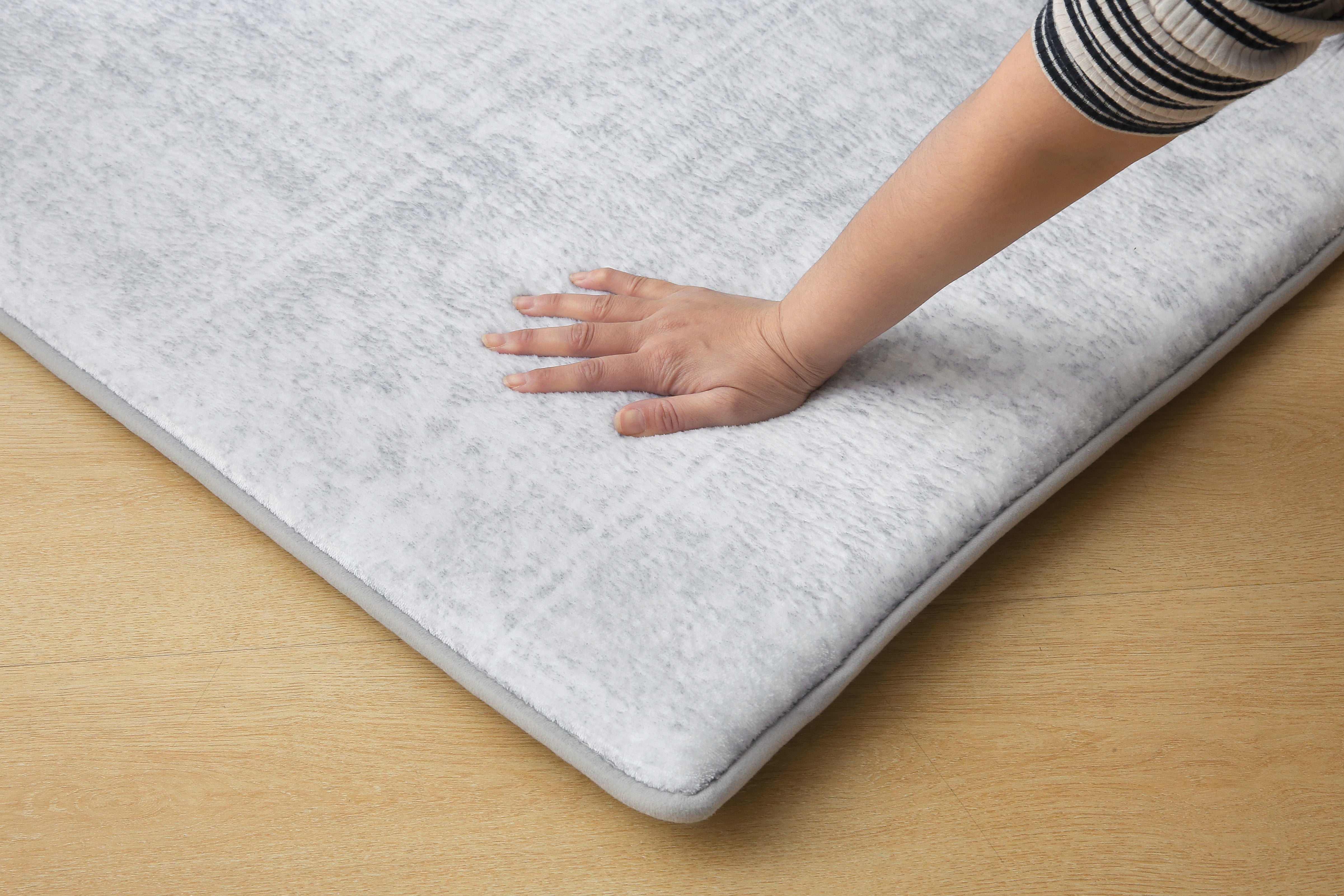 Plush Play Mat - Geo - Grey