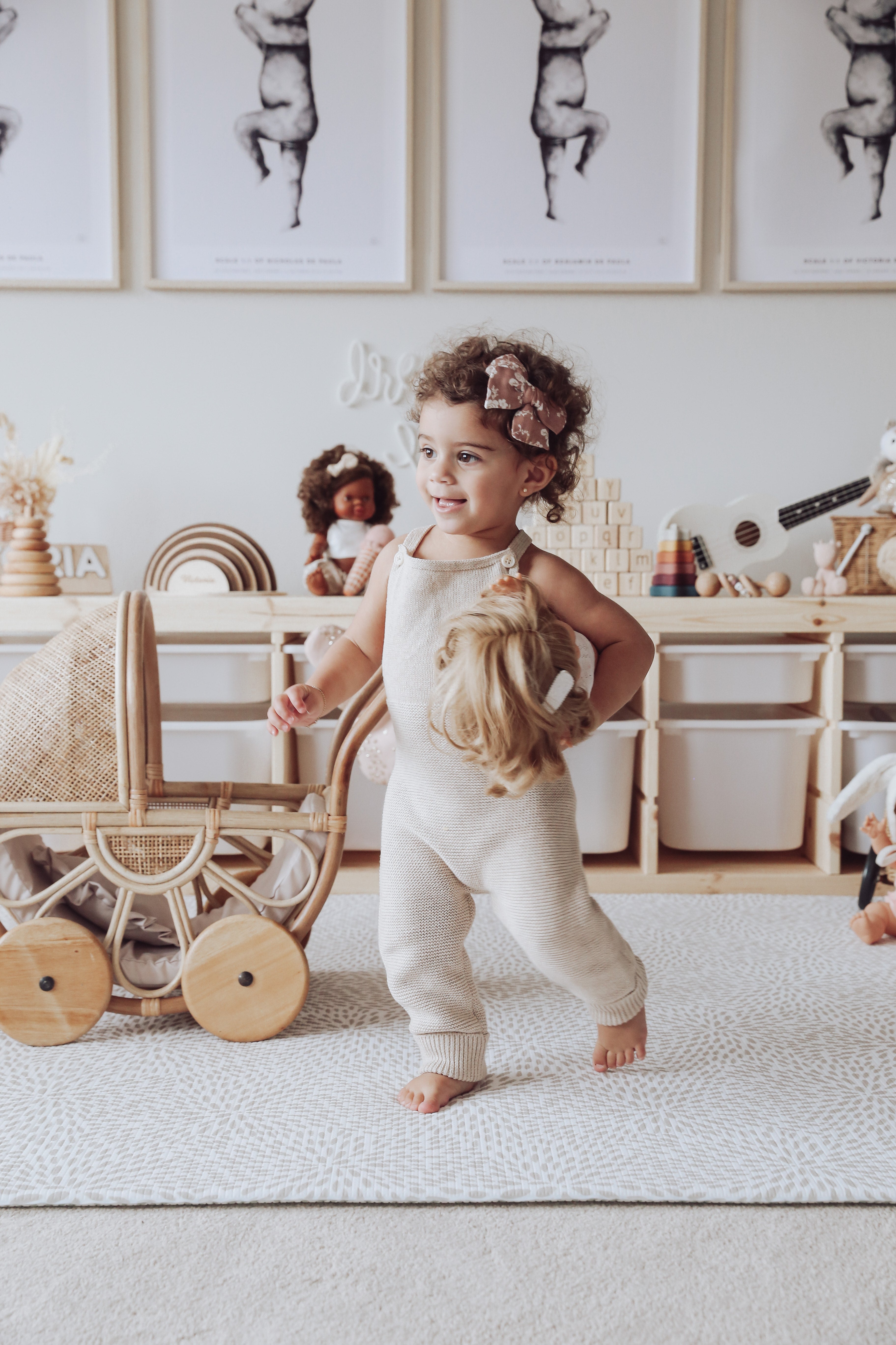 LARGE: Pink Petal / Petal Play Mat