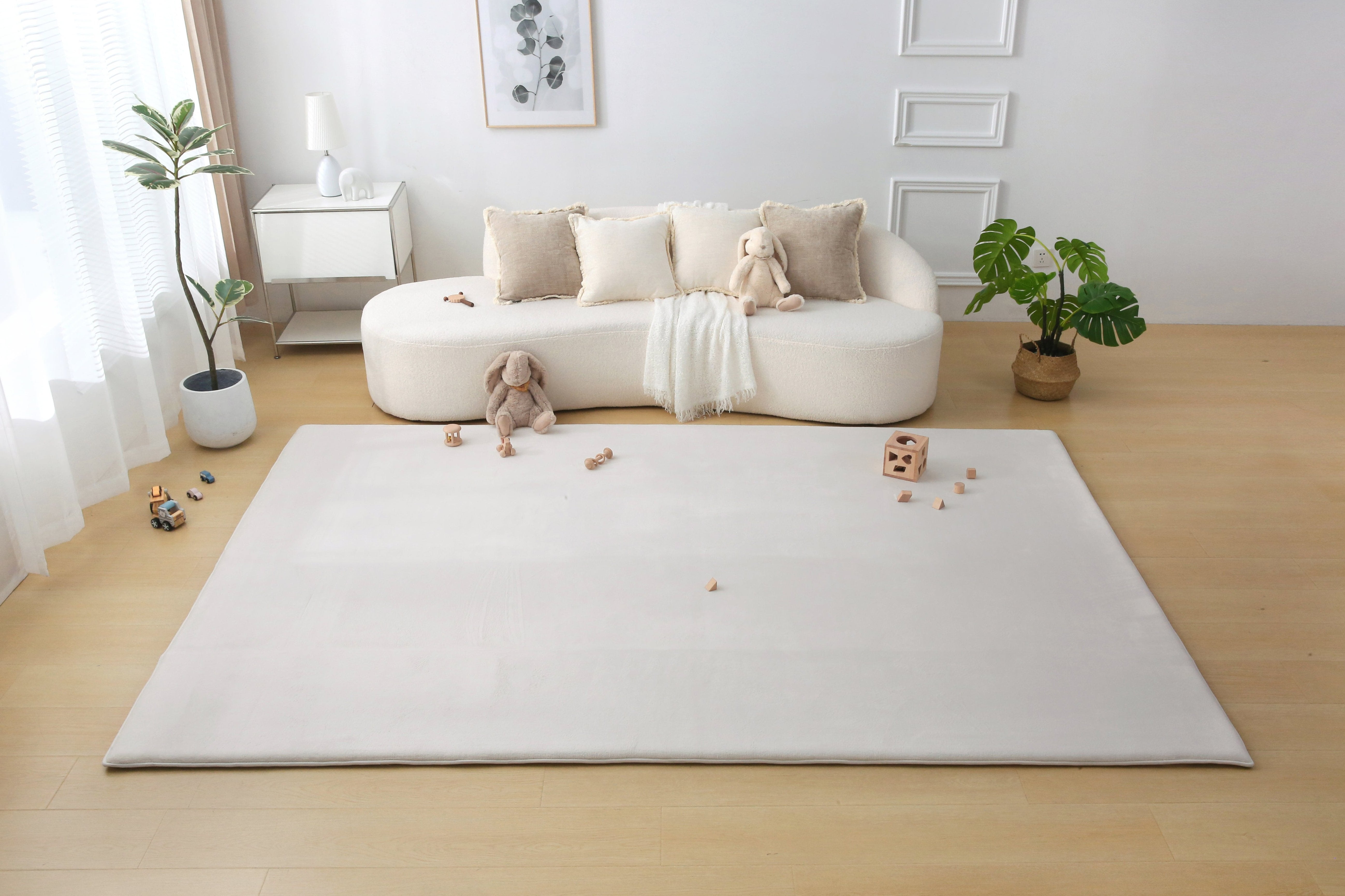 Plush Play Mat – Ivory
