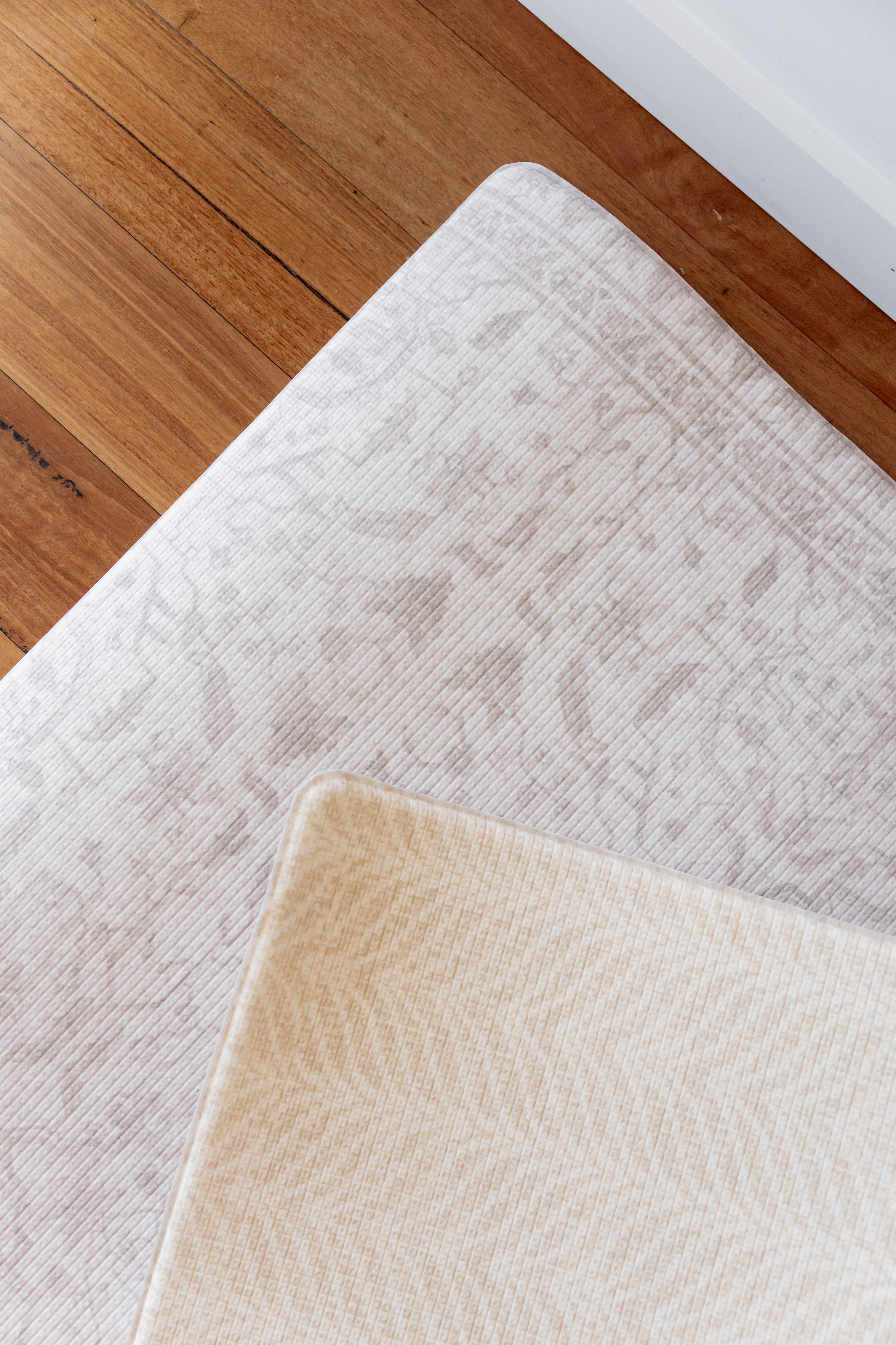 LARGE: Herringbone / Vintage Fade - Taupe