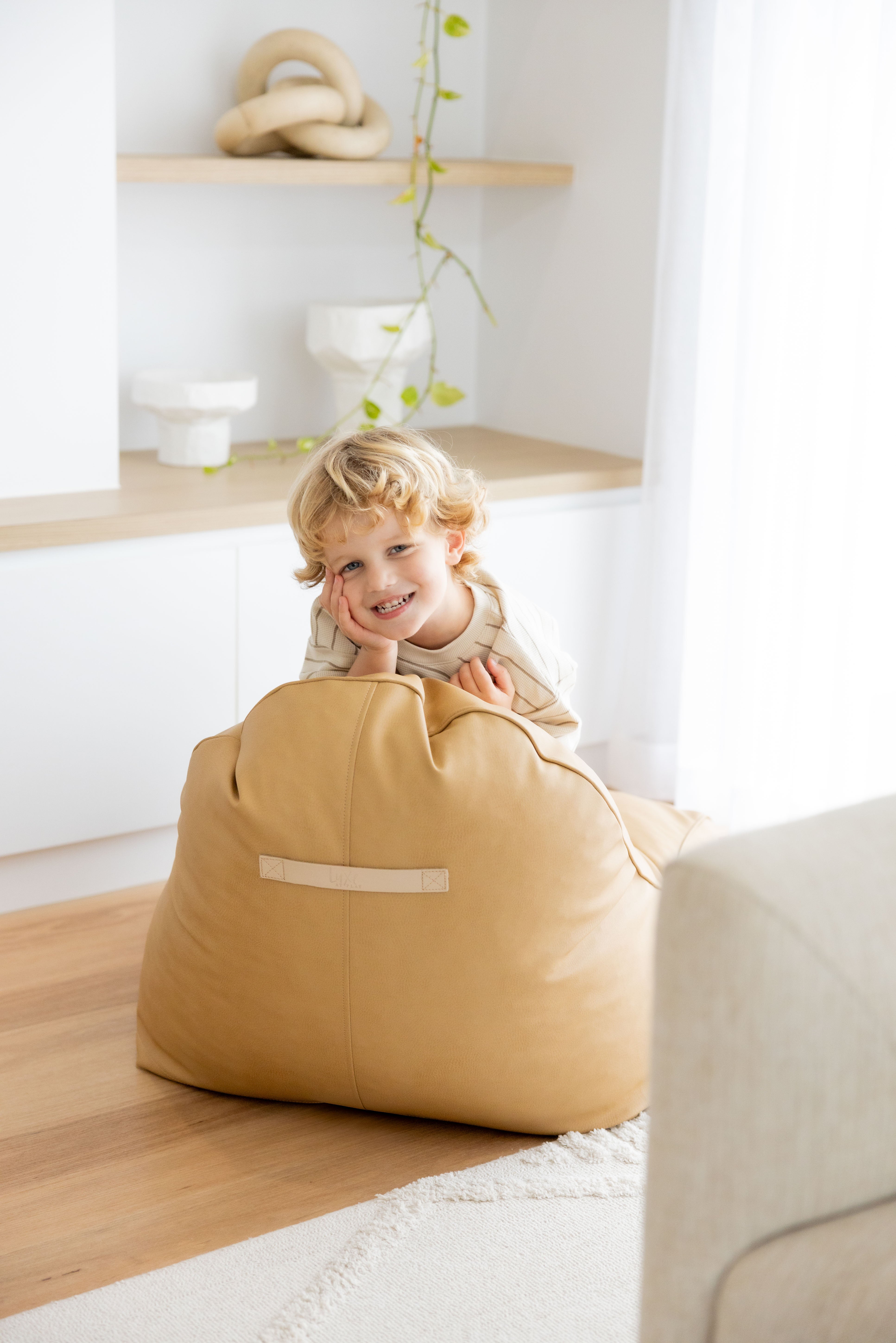 Luxe Mini Lounger - Tan