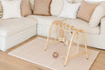 SMALL: Latte Terrazzo / Latte Linen Play Mat
