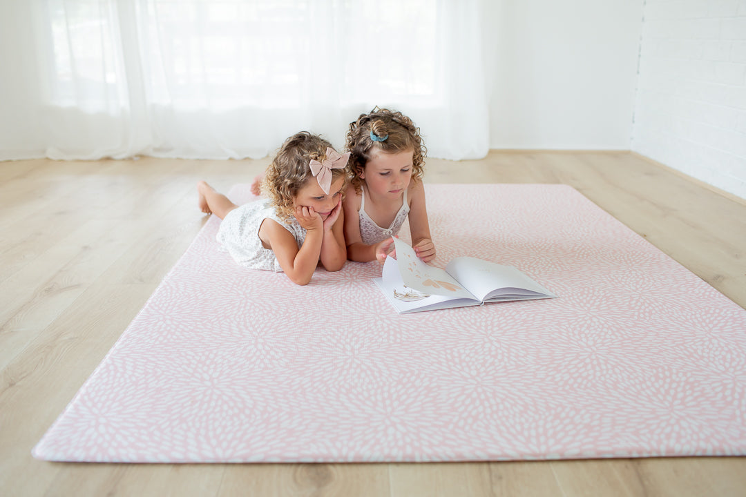 LARGE: Pink Petal / Petal Play Mat
