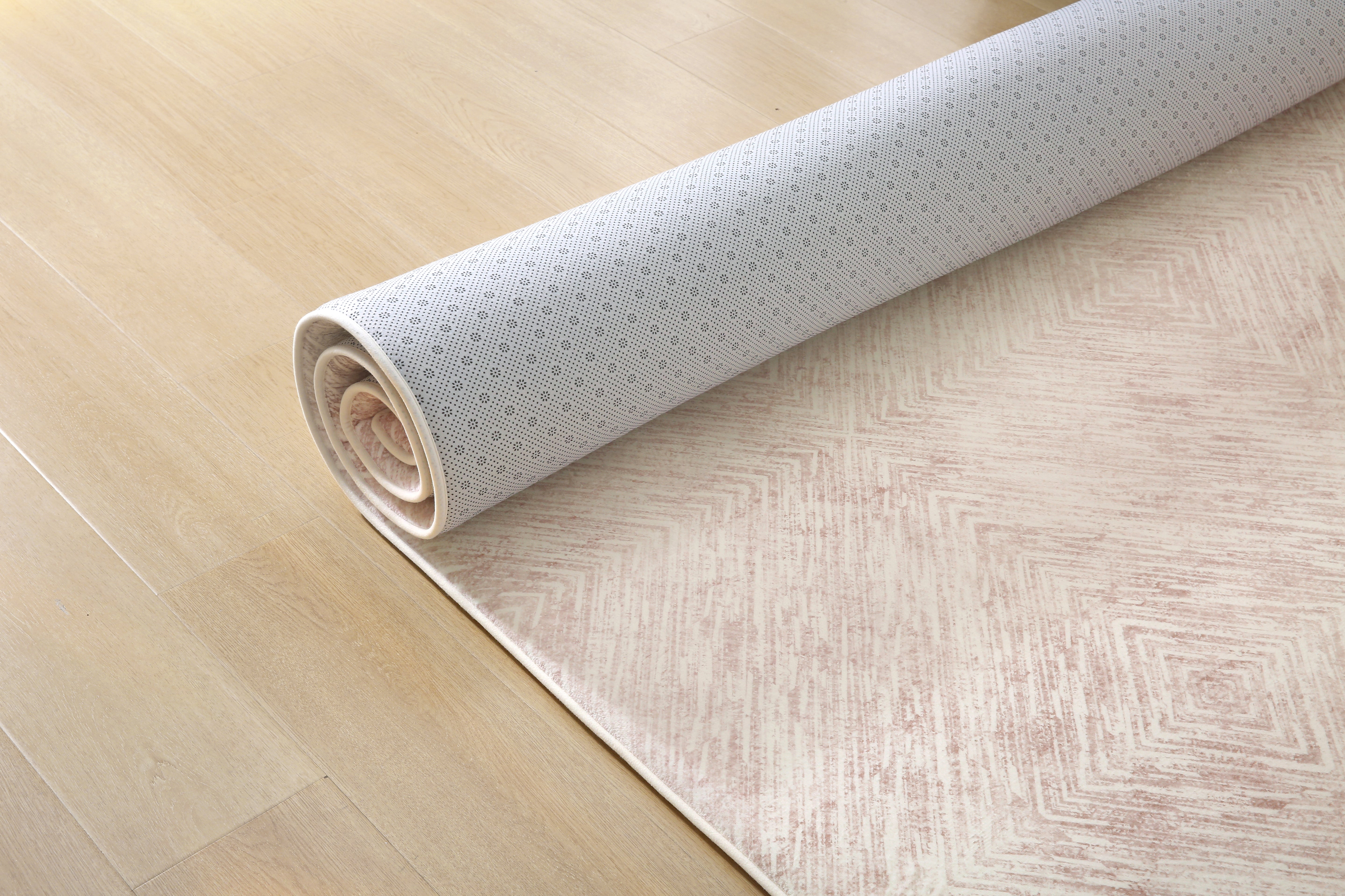Plush Play Mat - Ikat Diamond - Nougat