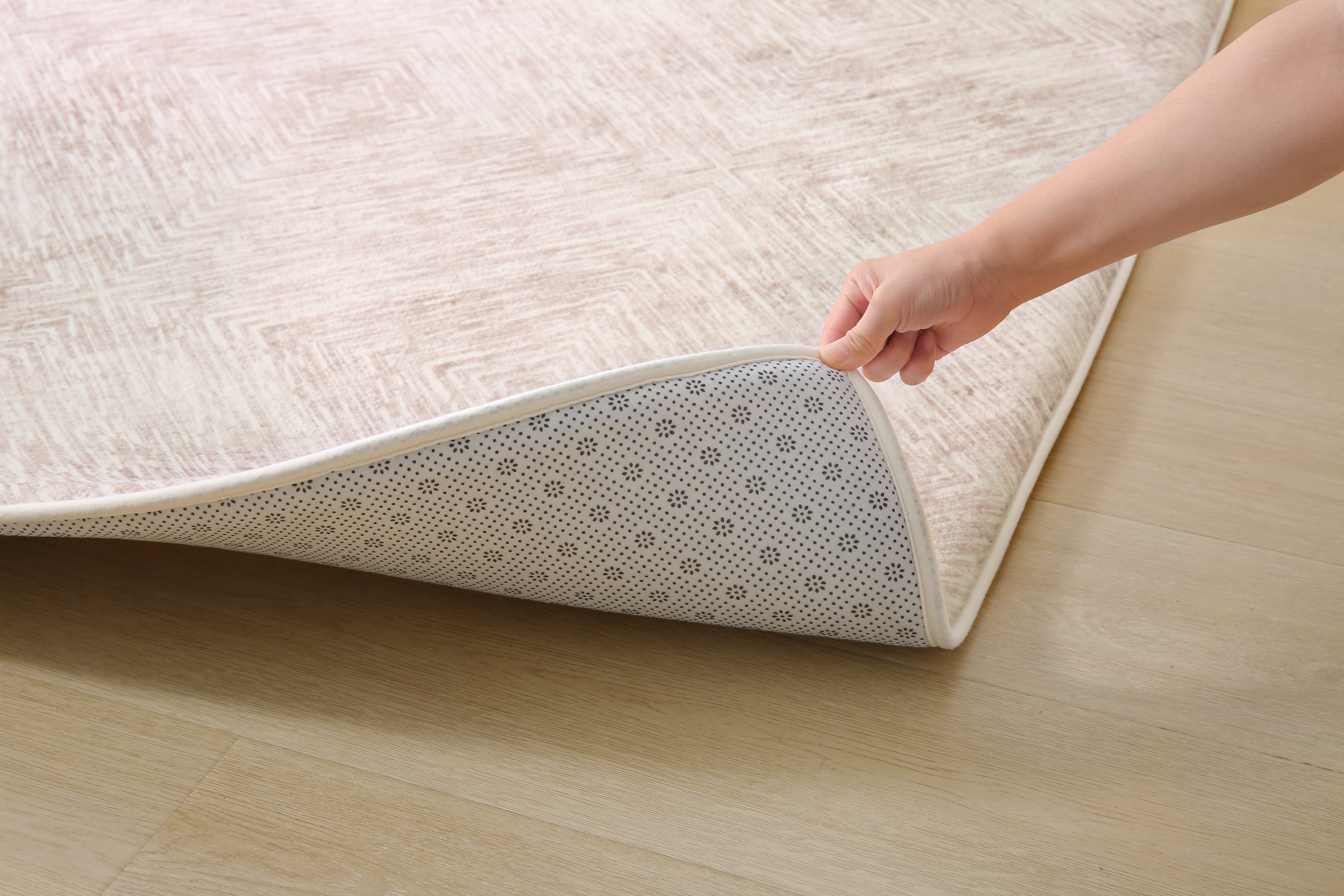 Plush Play Mat - Ikat Diamond - Nougat