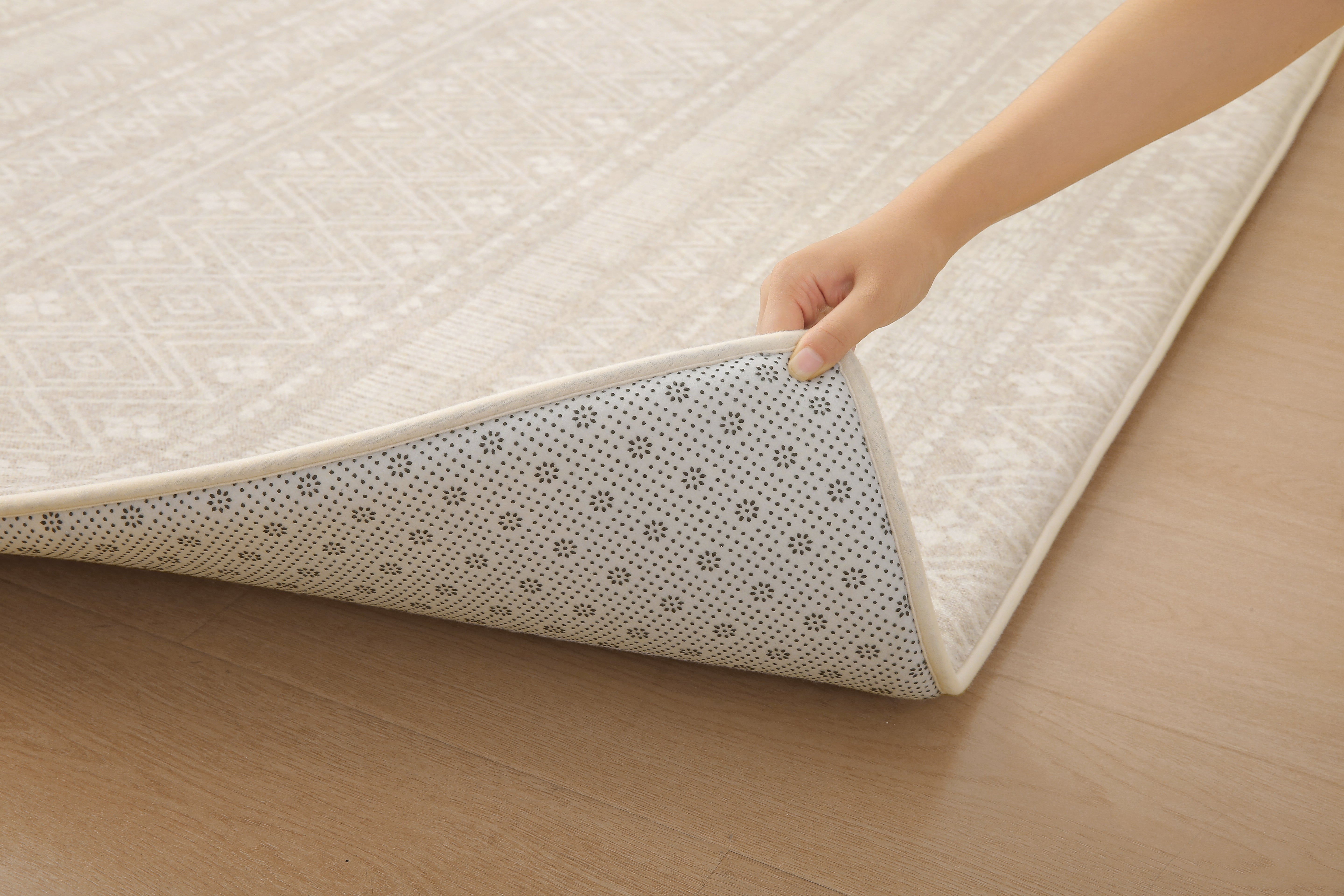 Plush Play Mat - Boho - Beige