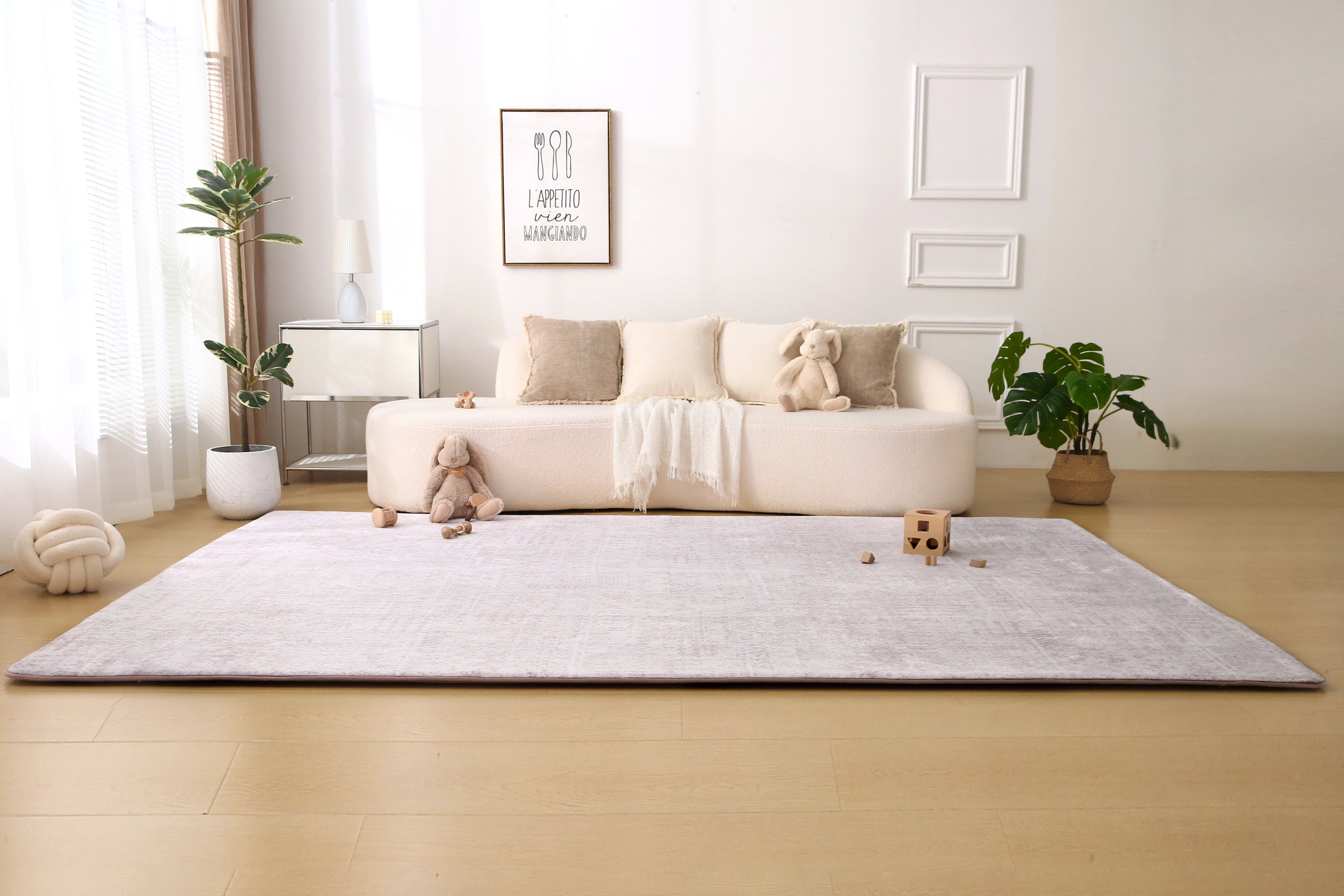 Plush Play Mat - Geo - Toffee