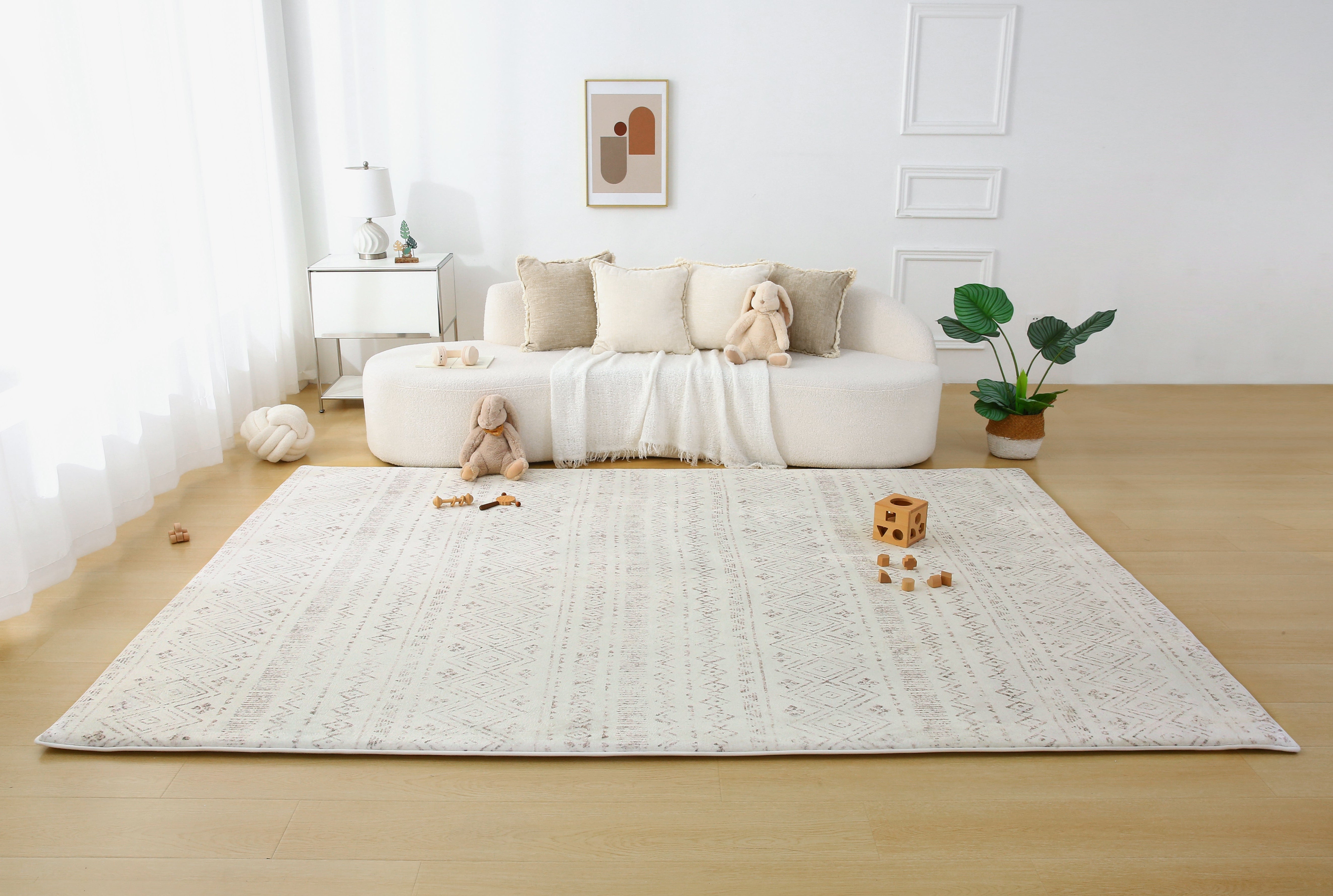 Plush Play Mat - Boho - Neutral