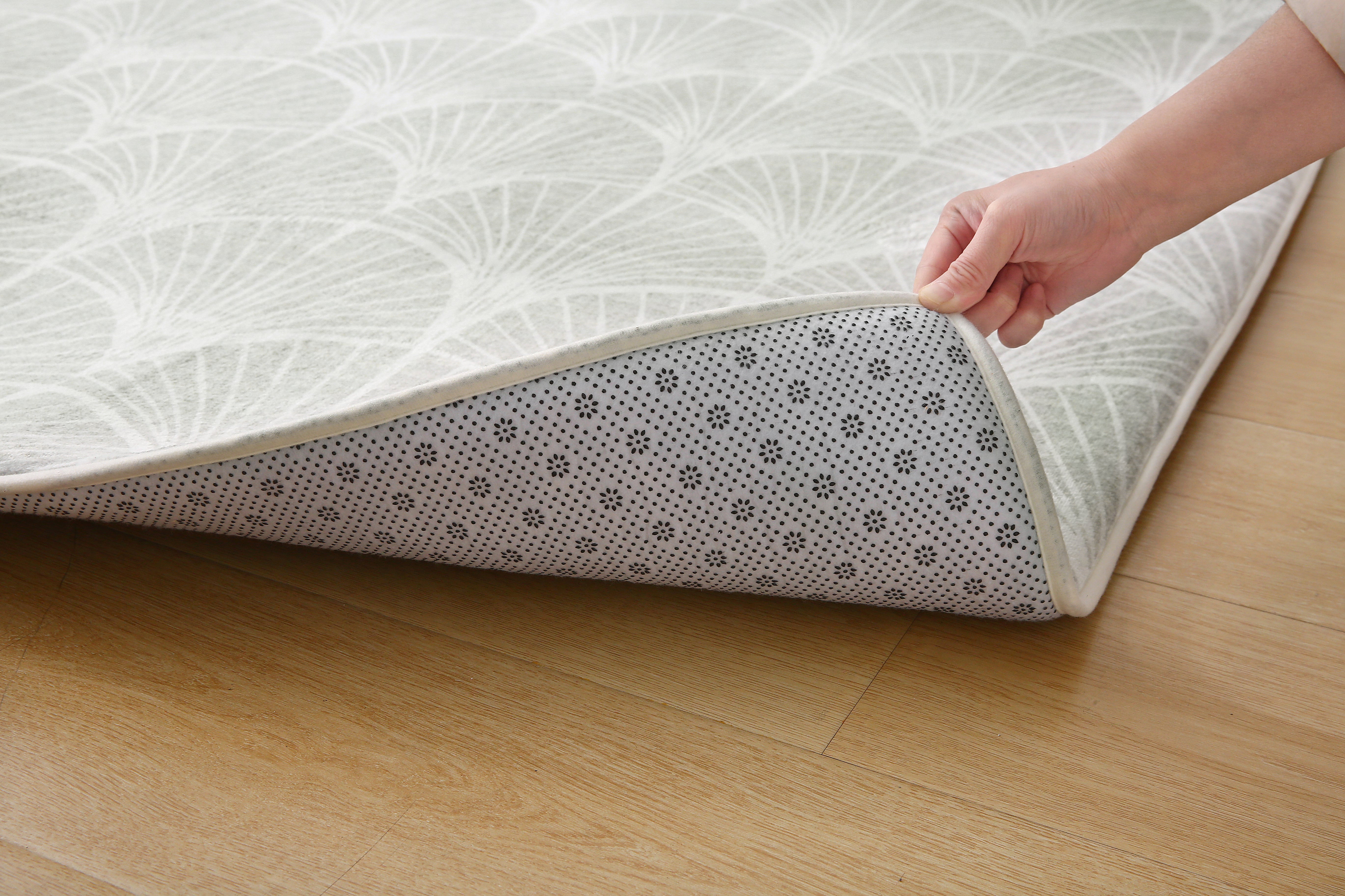 Plush Play Mat - Shell - Sage