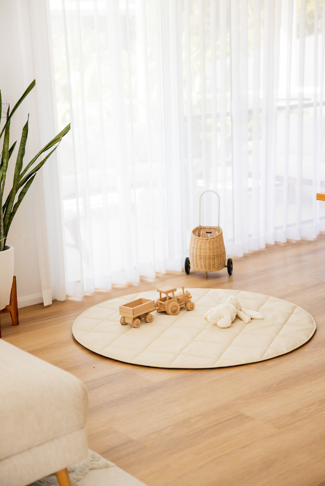 Quilted Play Mat - Ivory