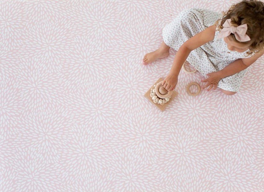 LARGE: Pink Petal / Petal Play Mat