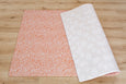 LARGE: Rust Petal / Neutral Palm Leaf Play Mat