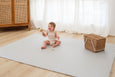 LARGE: Palm Leaf / Grey Stripes Play Mat