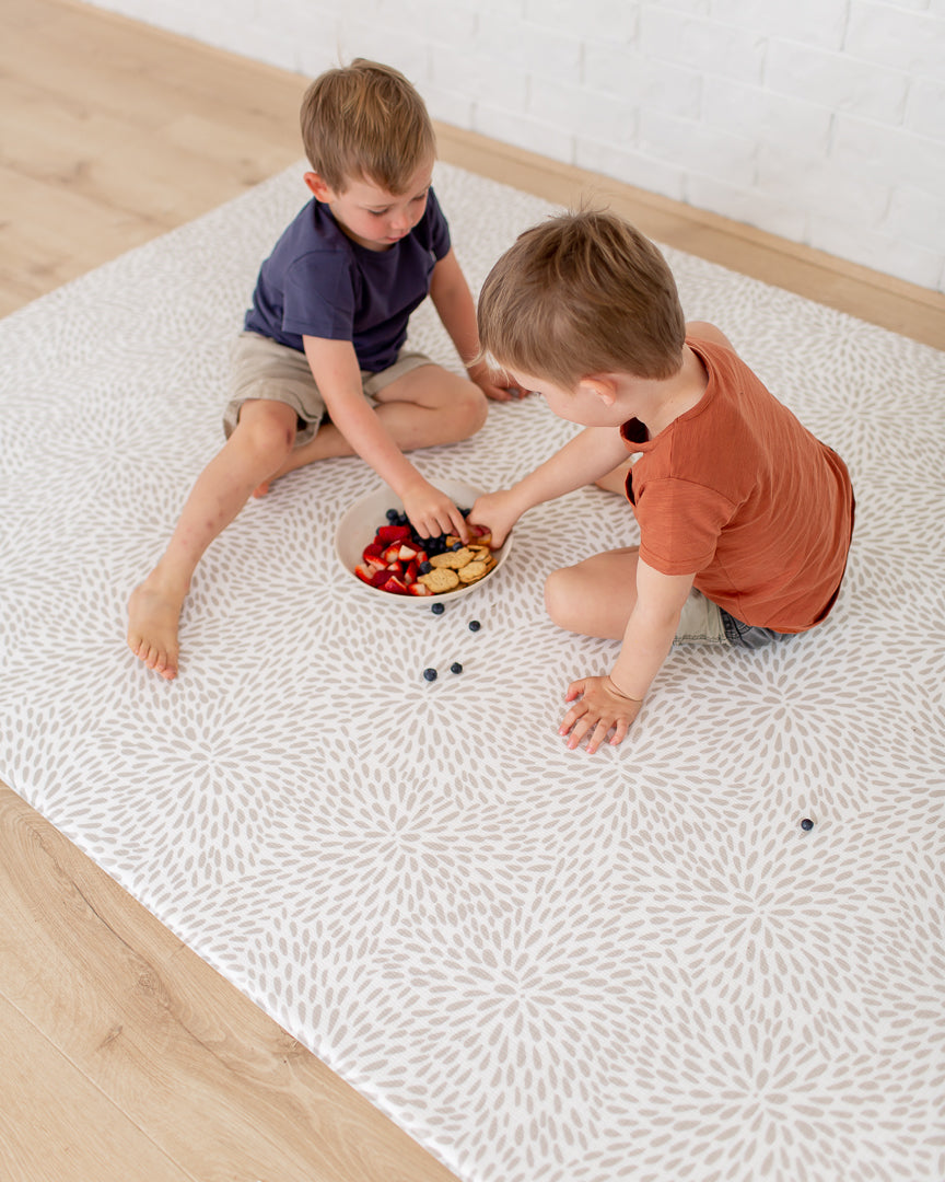 LARGE: Sage Scallops / Petal Play Mat