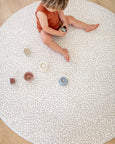 ROUND: Sage Scallops / Petal Play Mat