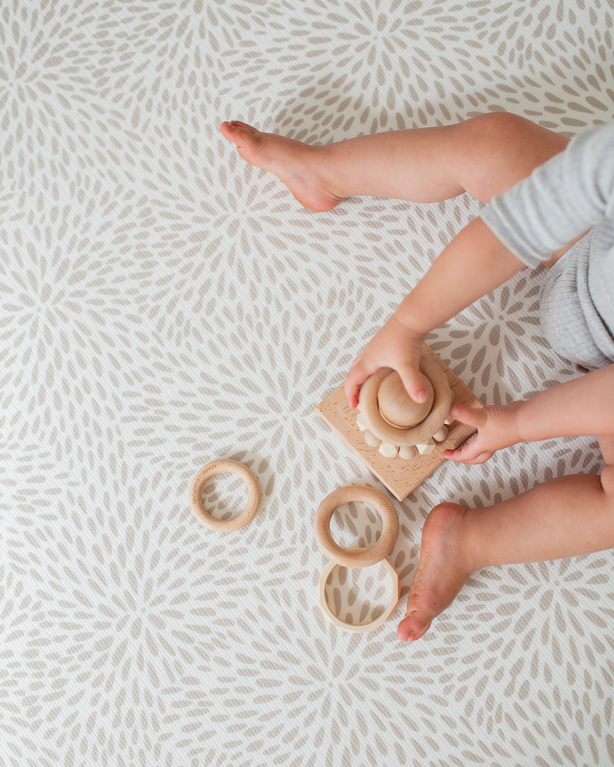 LARGE: Sage Scallops / Petal Play Mat