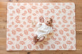 SMALL: Neutral Leopard / Sunset Palm Leaf Play Mat