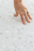 SMALL: Misty Grey Terrazzo / Misty Grey Linen Play Mat