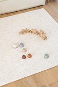 LARGE: Latte Terrazzo / Latte Linen Play Mat