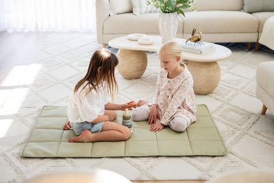Quilted Play Mat - Sage