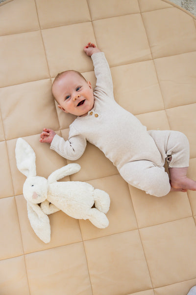 Quilted Play Mat - Latte