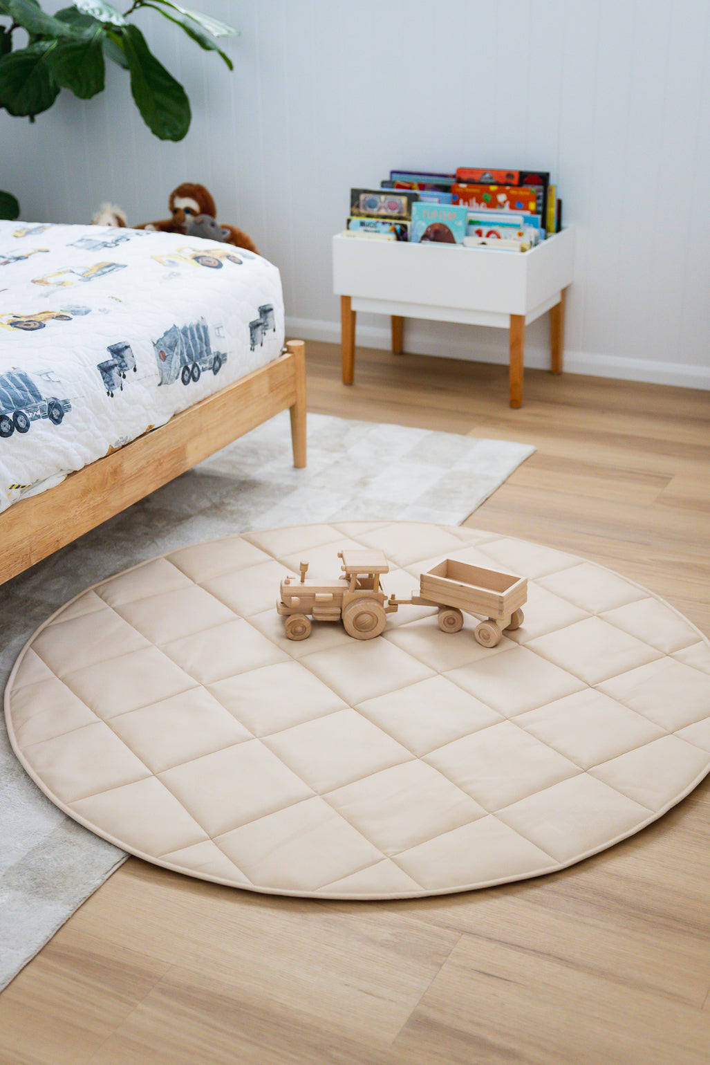 Quilted Play Mat - Latte
