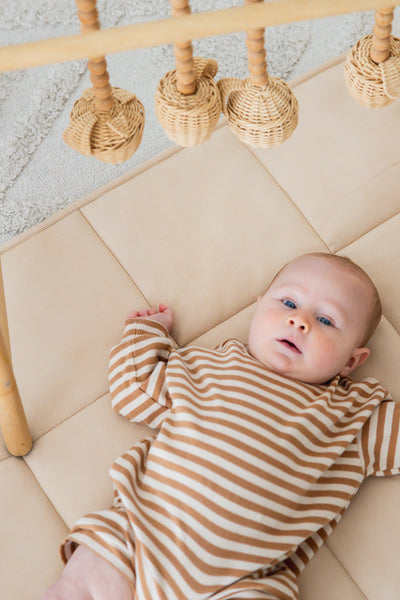 Quilted Play Mat - Latte