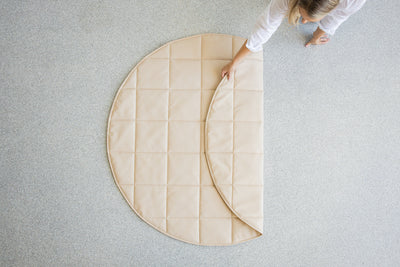 Quilted Play Mat - Latte