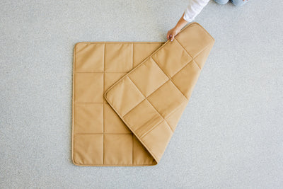 Quilted Play Mat - Tan