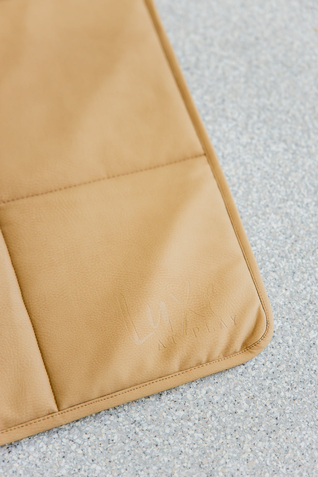 Quilted Play Mat - Tan