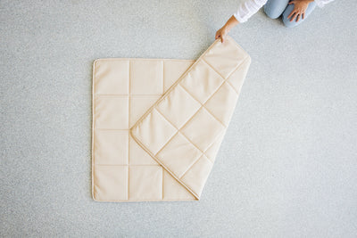 Quilted Play Mat - Latte