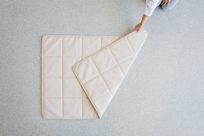 Quilted Play Mat - Blush