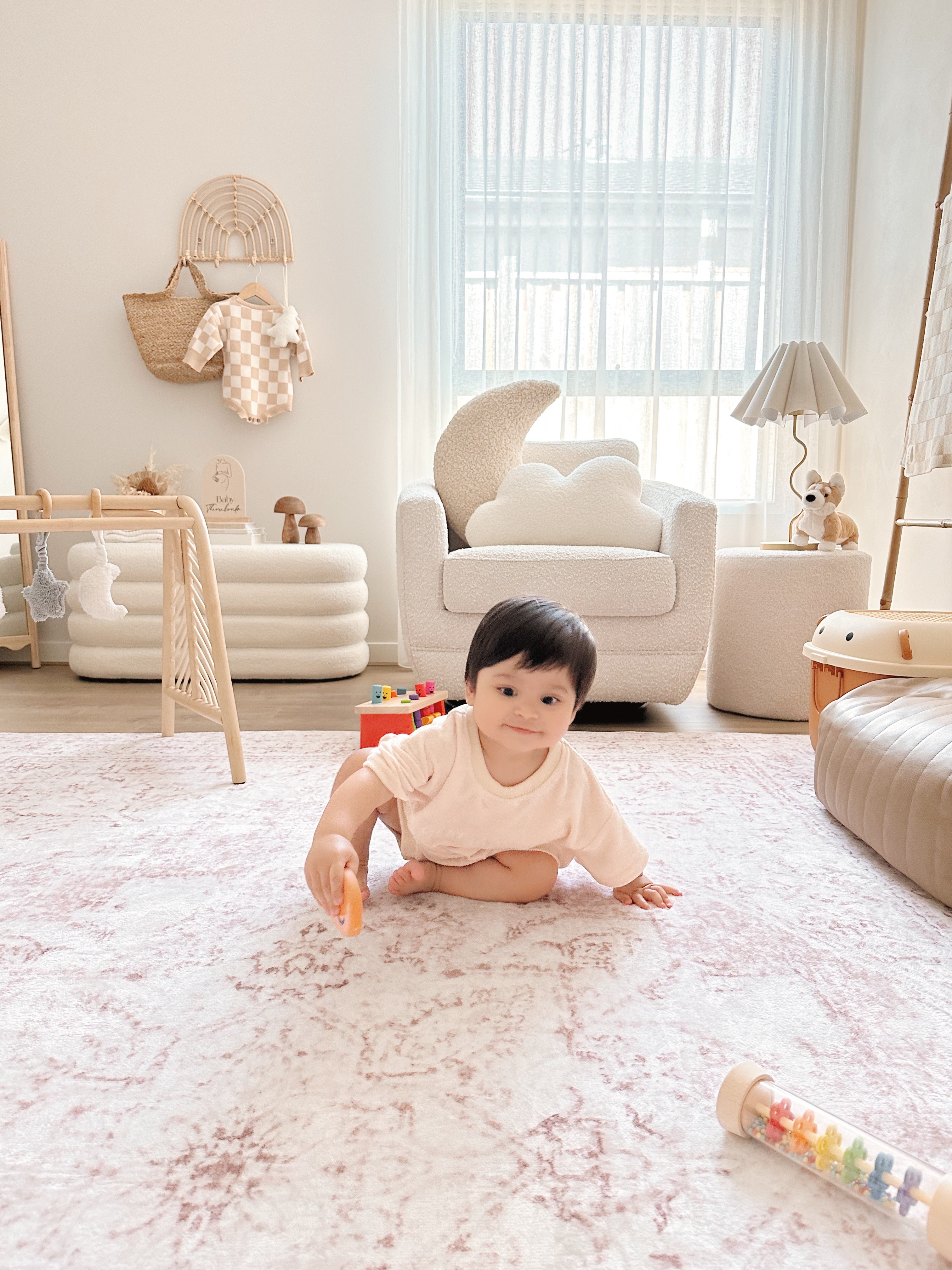 Plush Play Mat - Persian Vintage - Toffee