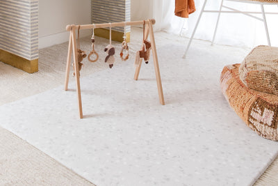 LARGE: Beau Blue Terrazzo / Misty Grey Terrazzo Play Mat