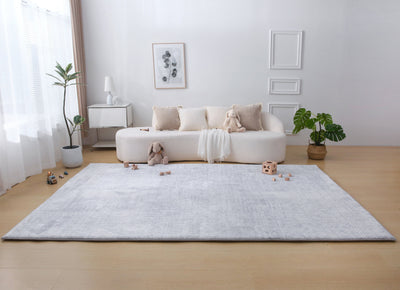 Plush Play Mat - Geo - Grey